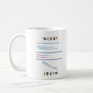 Mug Points 1, points 2 de pratique de pratique