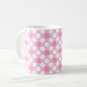 Mug Points blancs roses rétro