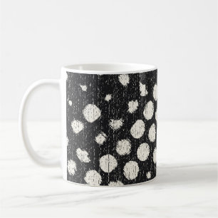 Mug Points cassés monochromes brossé Arrière - plan te