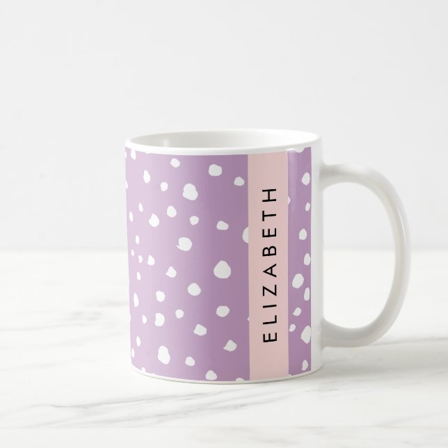 Mug Points Dalmatiens Lilac, Points Dalmatiens, Votre  (Droite)