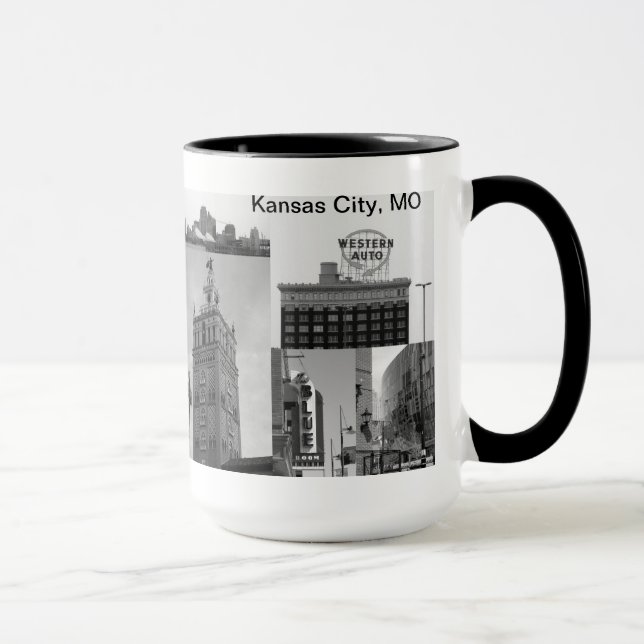 Mug Points de repère de Kansas City (Droite)