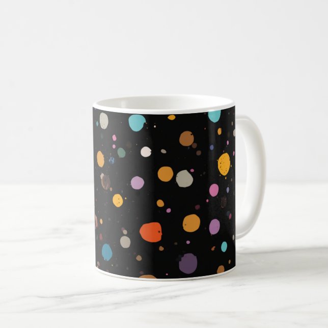 Mug Points multicolores brillants  (Devant droit)