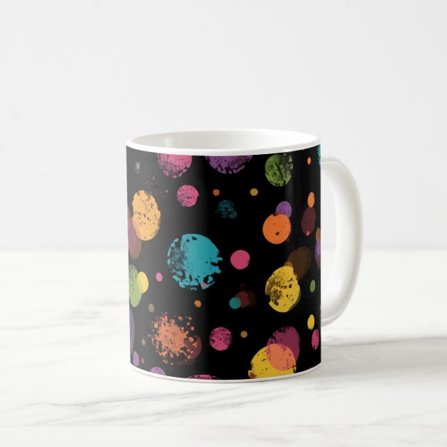 Mug Points multicolores brillants  (Devant droit)