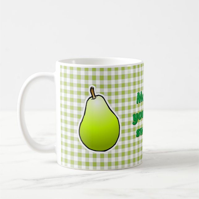 Mug Poire verte douce (Gauche)