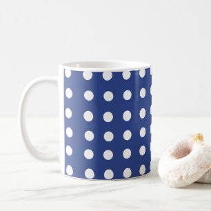 Mug Pois Bleus Blancs