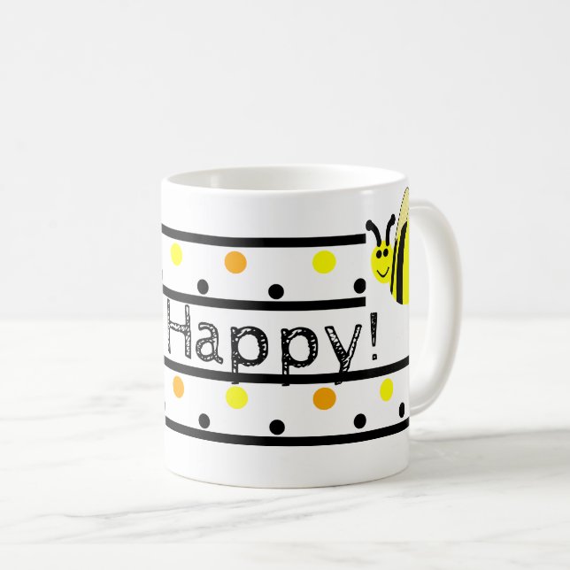 Mug Pois Bumble Bee (Devant droit)
