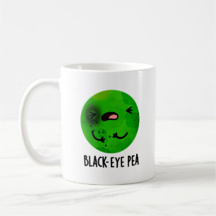 Mug Pois de l'oeil noir amusant Veggie Pun