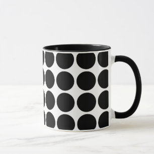 Mug Pois noir sur le blanc
