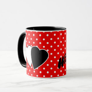 Mug pois rouges