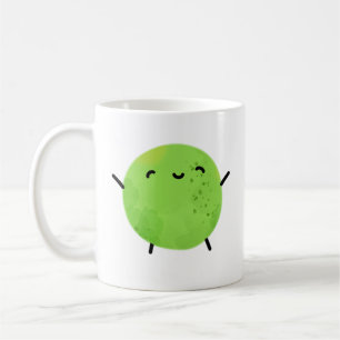 Mug Pois vert Cute Kawaii