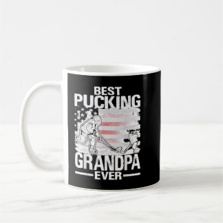 Mug Poison du meilleur pucking grand-père de hockey