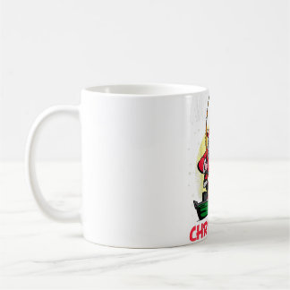 Mug Poisson Amusant Noël Pin à neige Pêche Papa Mo
