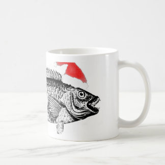 Mug Poisson avec Santa HAt