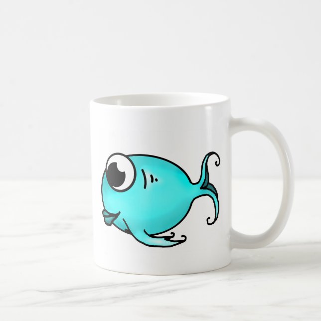 Mug Poisson bleu (Droite)
