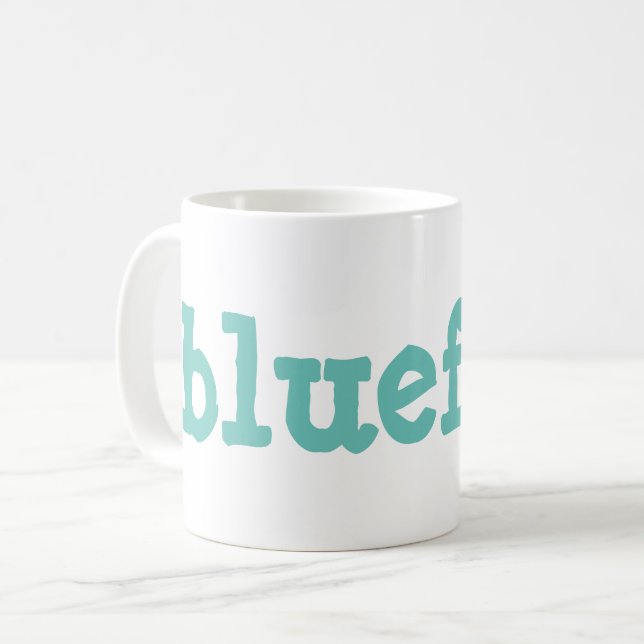 Mug poisson bleu (Devant gauche)
