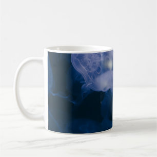 MUG POISSON BLEU ET BLANC DANS L'EAU