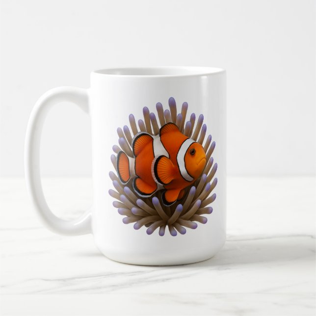 Mug Poisson clown et corail cosy (Gauche)