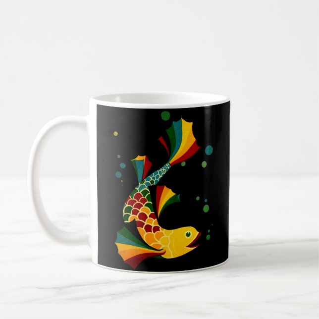 Mug poisson coloré ‘n bulles (Gauche)
