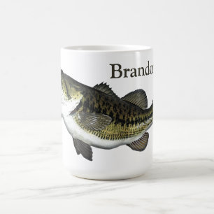 Mug Poisson de basse personnalisé