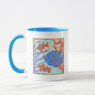 Mug Poisson de couleur pop