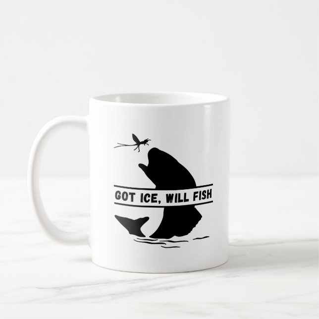 Mug Poisson de glace | Pêche à la glace (Gauche)