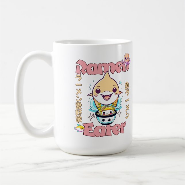Mug Poisson de requin Ramen Mater - cuisine asiatique  (Gauche)