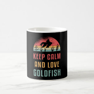 Mug Poisson D'Or Gardez Le Calme Et L'Amour Poisson D'