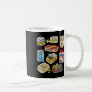 Mug Poisson en conserve Sardines Chemise Fille Tomate