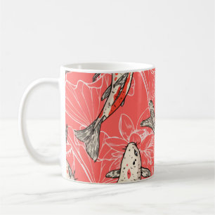 Mug Poisson Et Floral