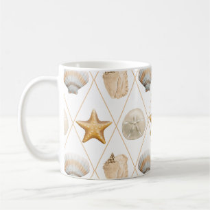 Mug Poisson étoilé et coquillages côtiers