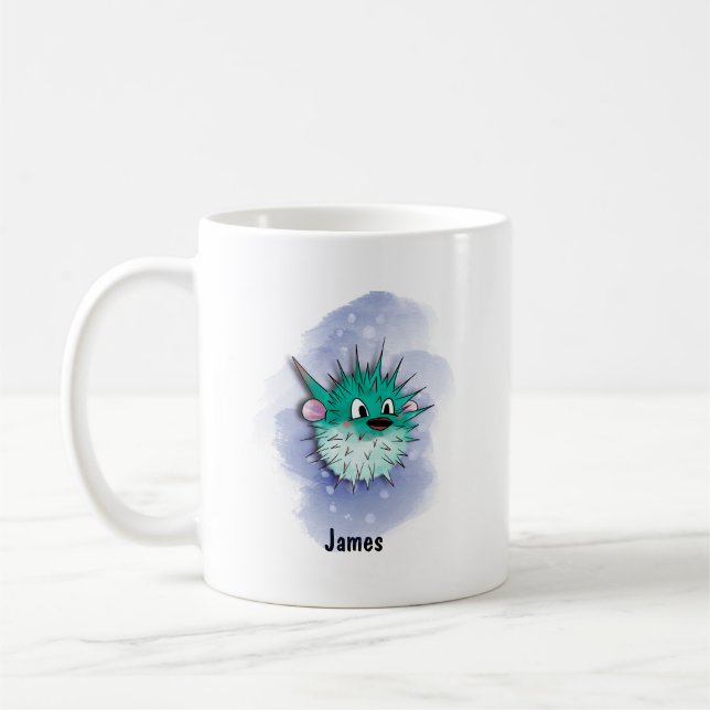 Mug Poisson-globe vert (Gauche)