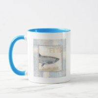 Poisson gris sur Arrière - plan beige