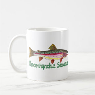 Mug Poisson humoristique, pêche, pêche à la mouche