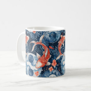 Mug Poisson japonais dans l'aquarelle