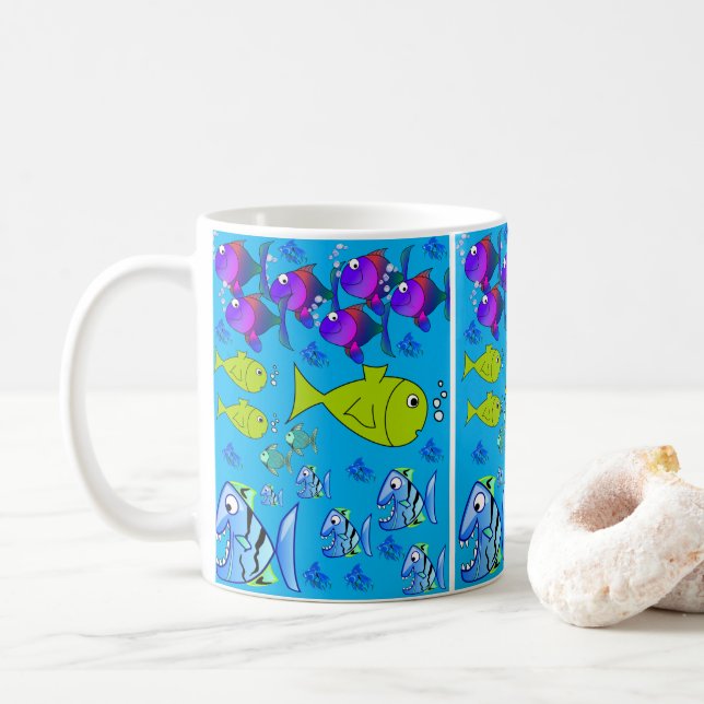 Mug poisson-muqueuse (Avec donut)