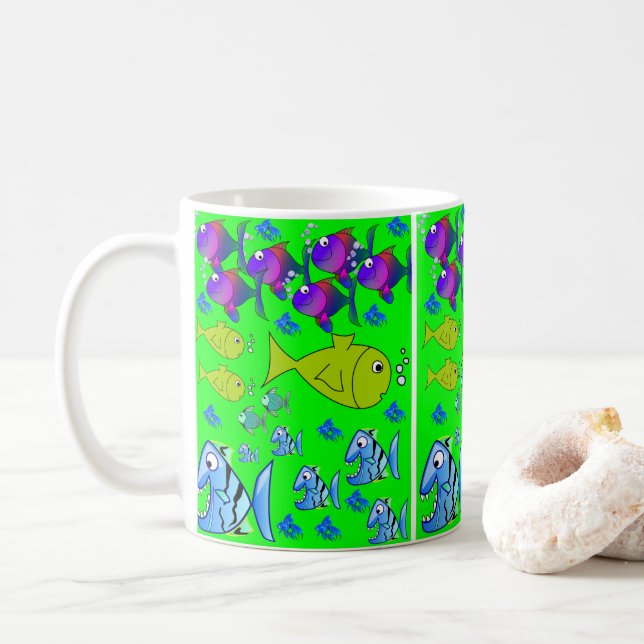 Mug poisson-muqueuse (Avec donut)