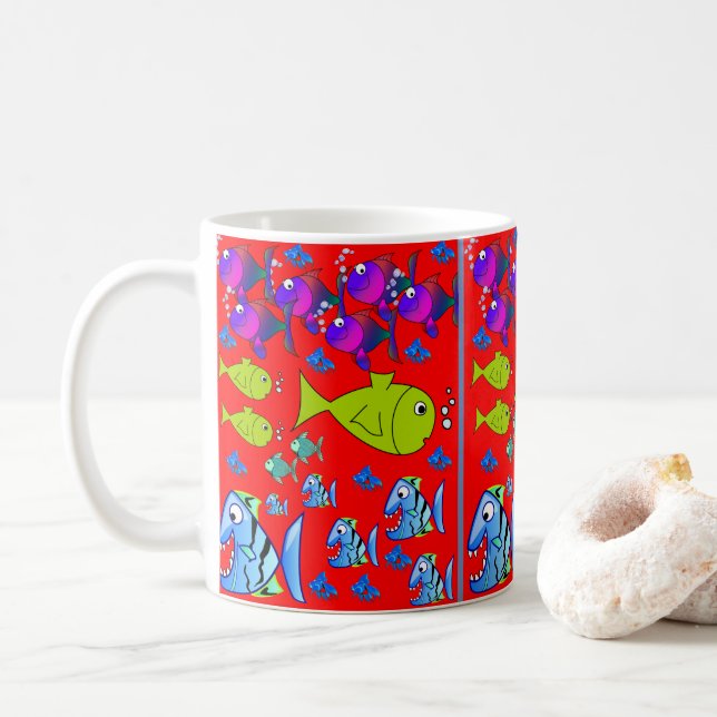 Mug poisson-muqueuse (Avec donut)