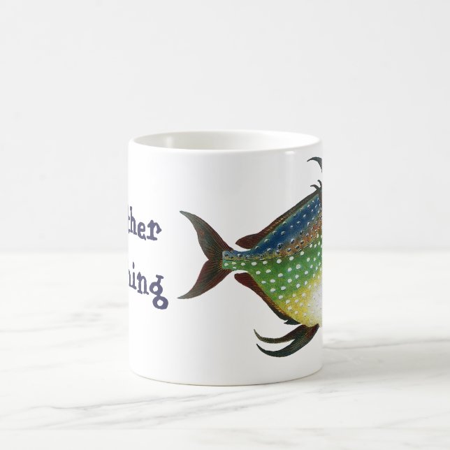 Mug Poisson Opah tropical, animal aquatique marin Vint (Centre)