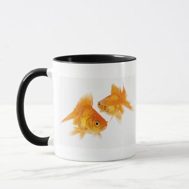 Mug Poisson rouge deux se croisant (Gauche)