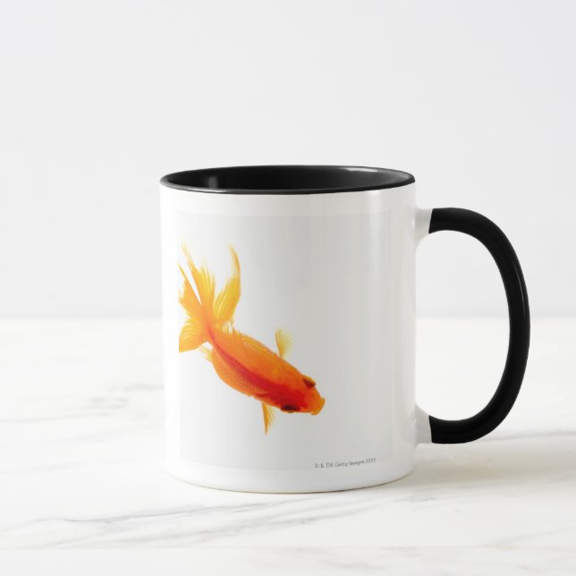 Mug Poisson rouge, vue aérienne (Droite)