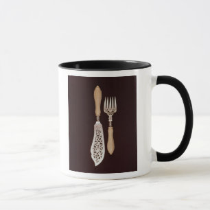 Mug Poisson-serveurs avec les poignées enes ivoire