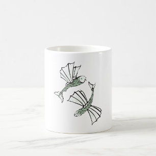Mug Poisson volant Main Tirée Océan Créature