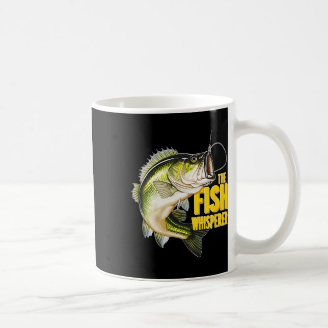 Mug Poisson Whisperer Pêche nouveauté Pêcheur Cadeau (Droite)