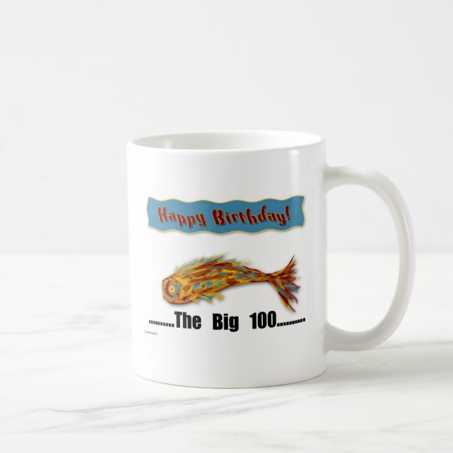 Mug Poissons 100th d'anniversaire (Droite)