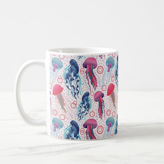 Mug Poissons de gelée colorée (Gauche)