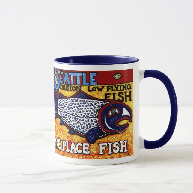Mug Poissons de place de Pike (Droite)