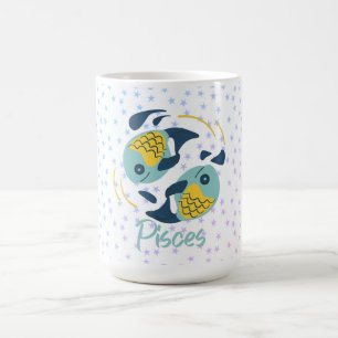 Mug Poissons de Poissons modernes Zodiac