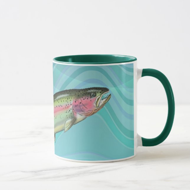 Mug POISSONS de TRUITE ARC-EN-CIEL par SHARON SHARPE (Droite)