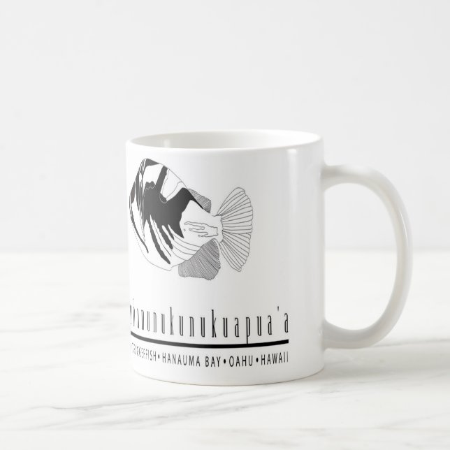 Mug Poissons d'état d'Hawaï - Humuhumunukunukuapua'a (Droite)