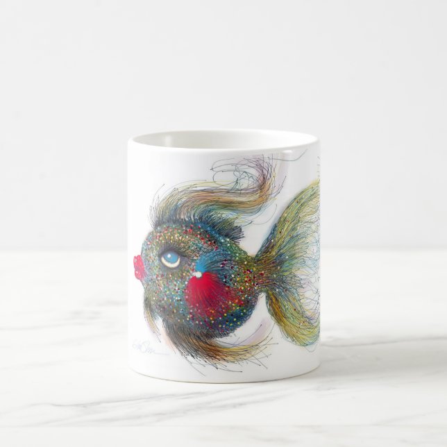 Mug Poissons d'imaginaire : Kissiefish (Centre)
